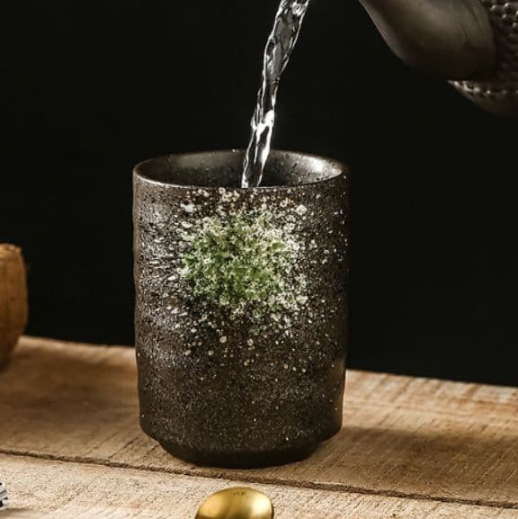 茶碗 星空釉彩帯湯呑み茶碗