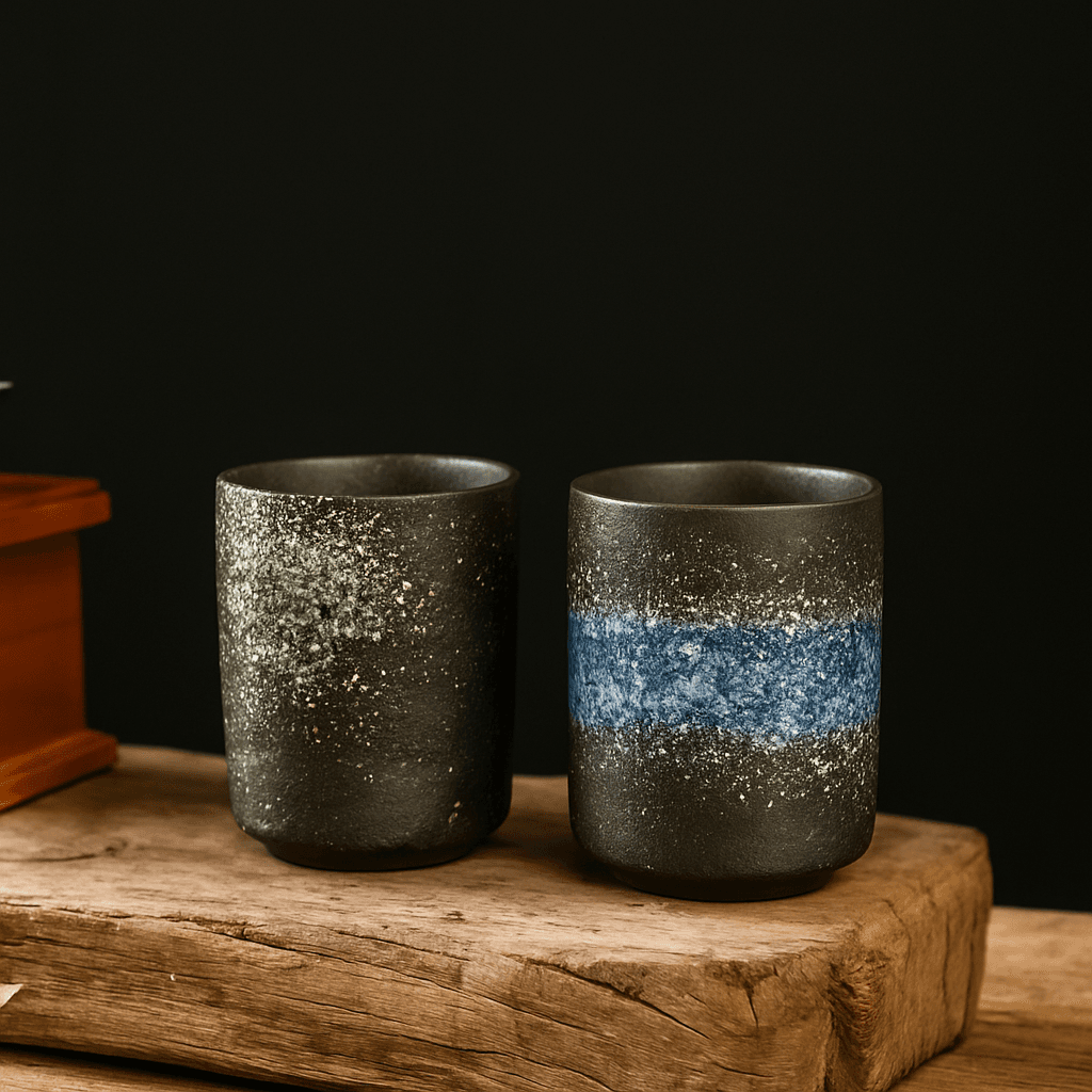 茶碗 星空釉彩帯湯呑み茶碗