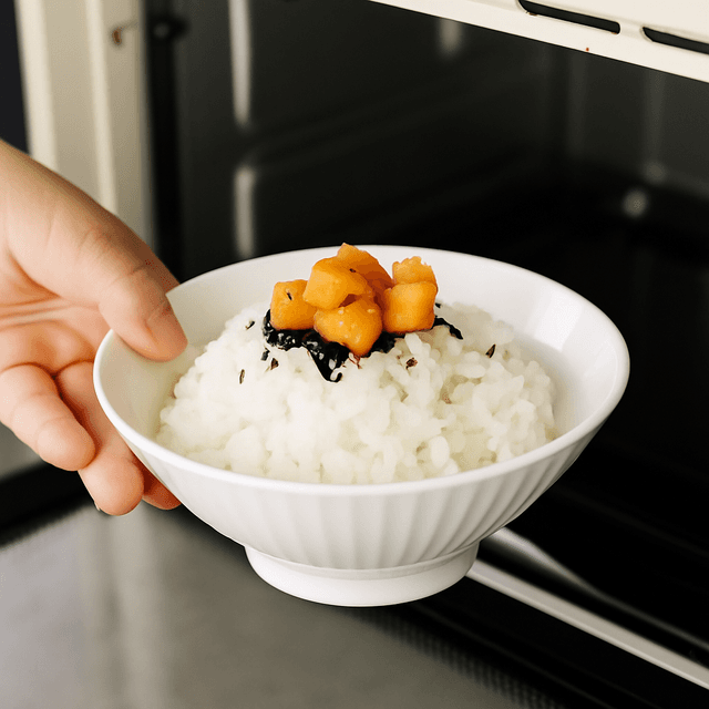 茶碗 菊花模様の耐熱多用途茶碗