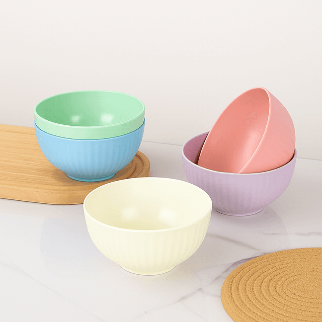 茶碗 北欧風樹脂製軽量茶碗