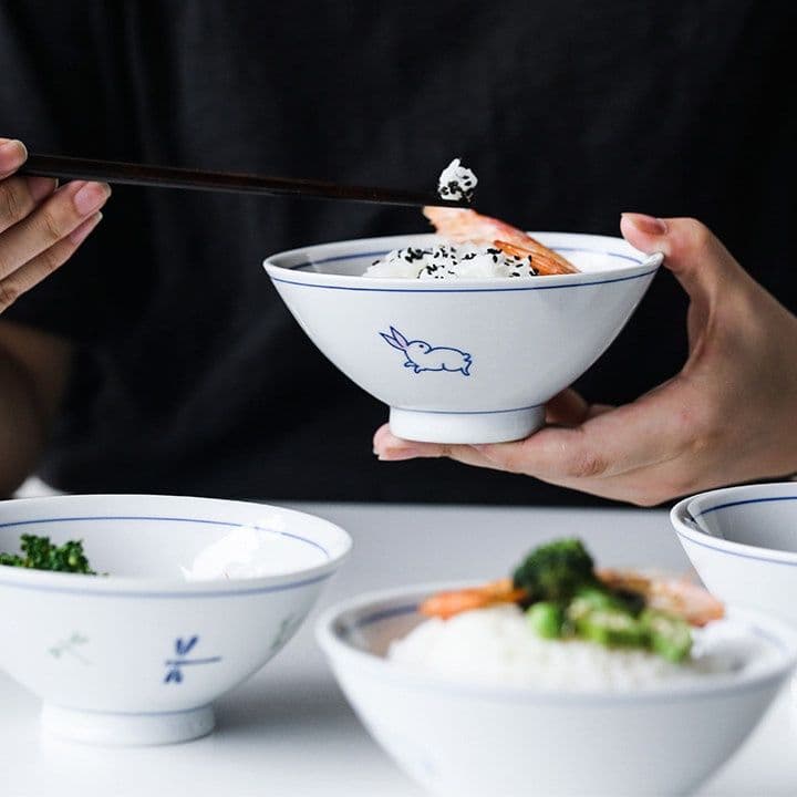 茶碗 和風磁器ご飯茶碗