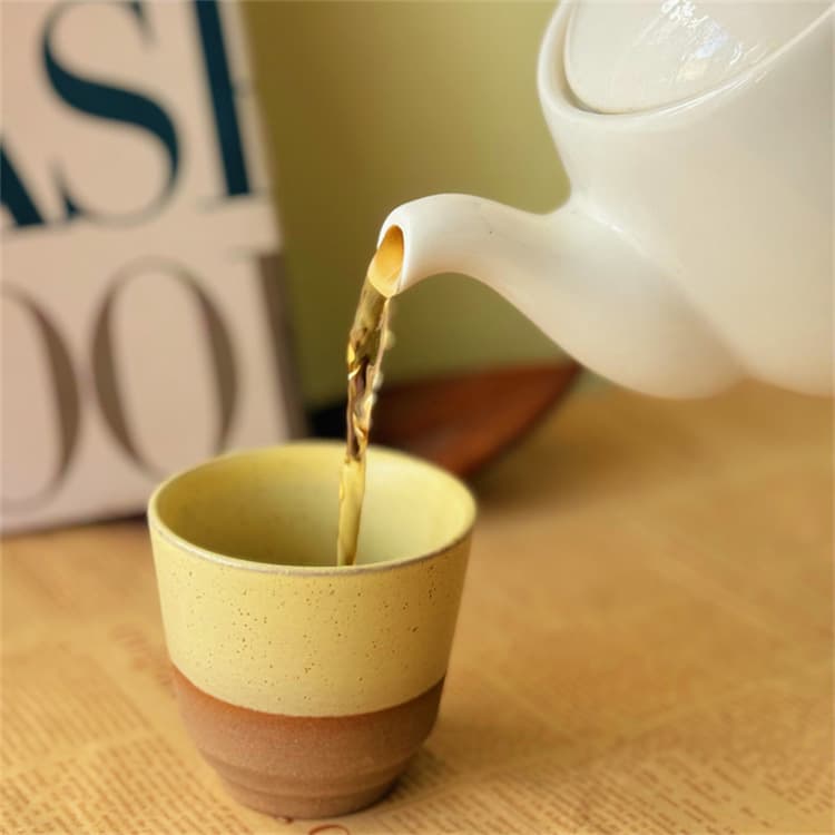 茶碗 二色釉薬 手作り風 湯呑み茶碗