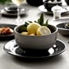 茶碗 北欧デザイン三本線モダン茶碗