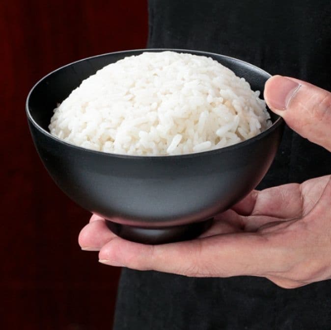 茶碗 艶消し仕上げの漆塗り風ご飯茶碗