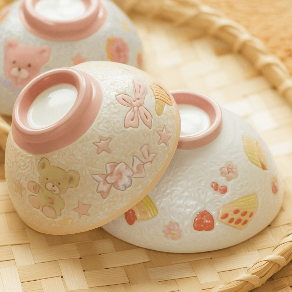 茶碗 可愛い柄の子ども用茶碗
