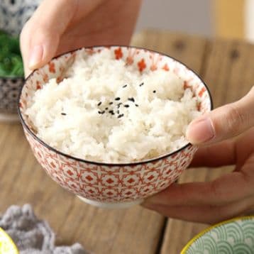 茶碗 和風高台ご飯茶碗