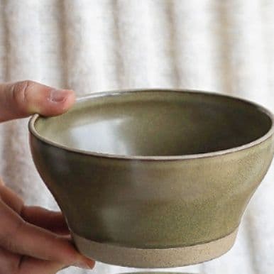 茶碗 自然釉が織りなす和洋兼用茶碗