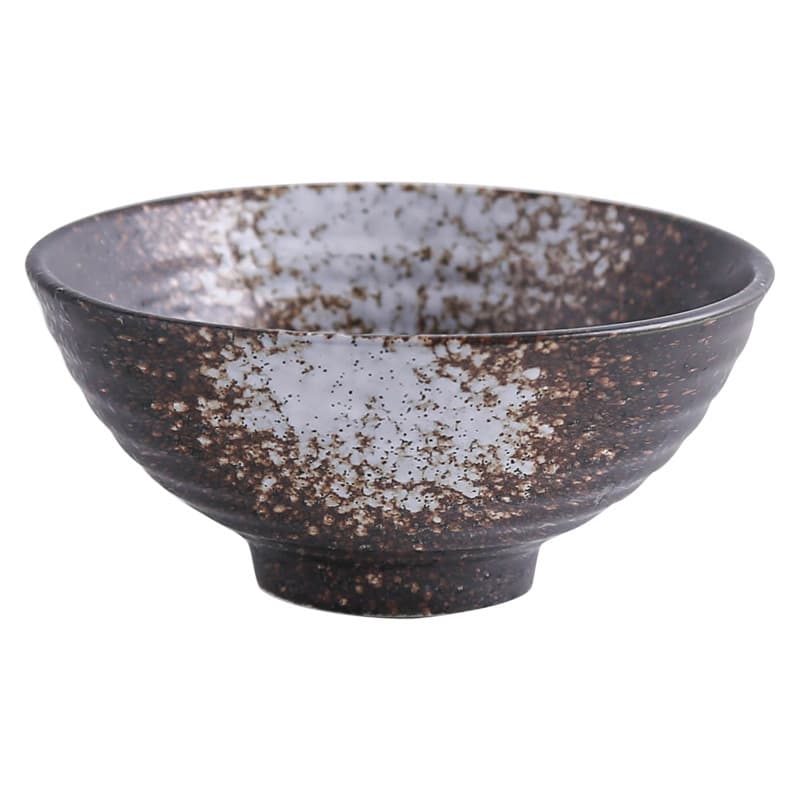 茶碗 星空模様の手作り陶器茶碗